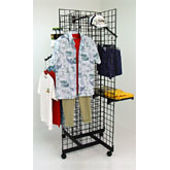 Grid Four Way Merchandiser - 4ft High