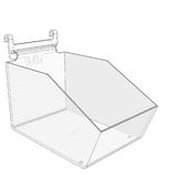 Gridwall Merchandising Uni-Bin - Medium
