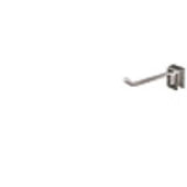 Hangrail Hook - 4" Satin Nickel