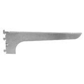 Heavyweight Wood Shelf Bracket 12" Right - Satin Chrome