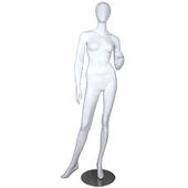 High Gloss Female Mannequin - Left Hand Up