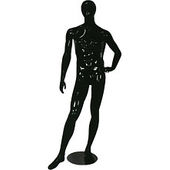 High Gloss Male Mannequin - Right Leg Forward