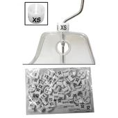 Mini Hanger Sizer Markers - X-Small - White