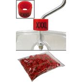 Mini Hanger Size Markers - XXXL - Red