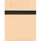 Maple Slatwall Panel with Black Inserts - 6"OC Maple Slatwall Panel with Black Inserts - 6"OC