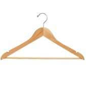 Natural Flat Wood Hangers for Jackets