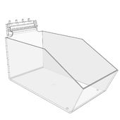 Long Pegboard Merchandising Uni-Bin