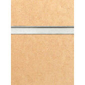 Paint Ready Slatwall Panel with Aluminum Inserts - 6" OC