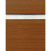Pearwood Slatwall Panel with Aluminum Inserts - 6"OC Pearwood Slatwall Panel with Aluminum Inserts - 6"OC