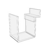 Small Acrylic Slatwall Easel