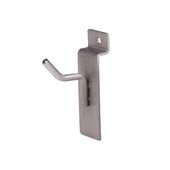 Slatwall Hook - 1" Satin Nickel