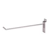Slatwall Hook - 10" Satin Nickel
