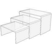 Rectangular Acrylic Risers - 1/8" Thick