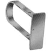 Rectangular End Cap Satin Chrome