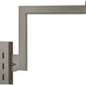 Rectangular Gooseneck Faceout - 12" Satin Nickel