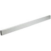Rectangular Tube 2' Satin Chrome