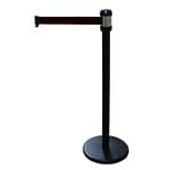 Reno Black Portable Stanchion