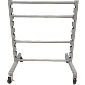 Small Adjustable Rolling Hanger Storage Rack