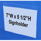 Signholder Wall Mount 7"W x 5.5"H