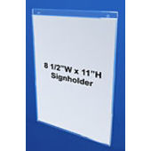 Signholder Wall Mount 8 1/2"W x 11"H