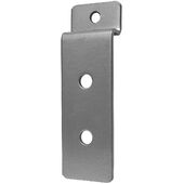 Silver Slatwall Back Plate - 2 Hole