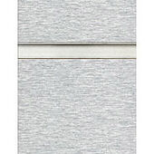 Simulated Brushed Aluminum Slatwall Panel with Aluminum Inserts