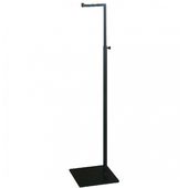 Matte Black Single Jewelry Display Stand - Adjustable