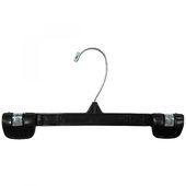 Skirt & Pant Hangers - 10" Black Swivel Hook