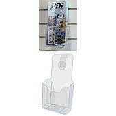 Slatwall Brouchure Holder 4"W x 9"H
