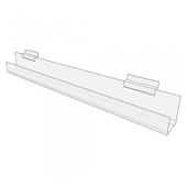 Slatwall J-Rack 23.75" Ends Open