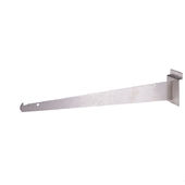 Slatwall Shelf Bracket 14" Satin Nickel