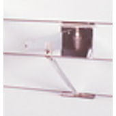 Chrome Slatwall Shelf Support - Standard