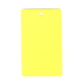 Small Blank Unstrung Tag Yellow