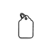 Small Strung Mdse Tag Blank