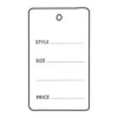 Small Unstrung Tag White