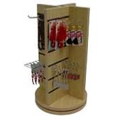 Spinning Pinwheel Countertop Slatwall Display