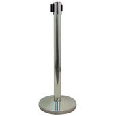 Stainless Stanchion with Black Belt