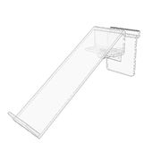 Value Series Swivel Slatwall Shoe Display - Toe