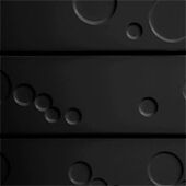 Black Bubbles Slatwall Panel Black Bubbles Slatwall Panel