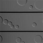 Grey Bubbles Slatwall Panel