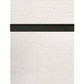 Timber Creek Oak Slatwall Panel with Black Inserts - 6" OC