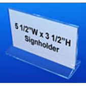 Top Load Sign Holder 5.5"W x 3.5"H