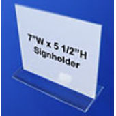 Top Load Sign Holder 7"W x 5.5"H