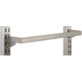 U-Shaped Rectangular Hangrail - 4" Satin Nickel