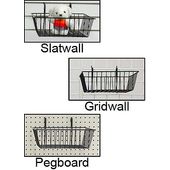 Universal Medium Basket 4"x12"x12" - White