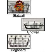 Universal Sloping Basket 5"x12"x15" - Black