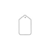 Unstrung Scalloped Blank Tag