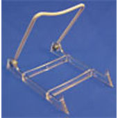 Vinyl Display Easel with Clear Plastic Base
