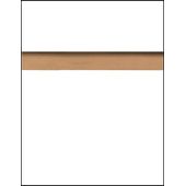 White Slatwall Panel - 6" OC