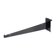 10" Gridwall Shelf Bracket - Black